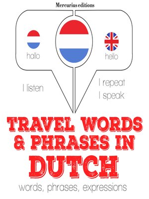 cover image of Travel words and phrases in Dutch